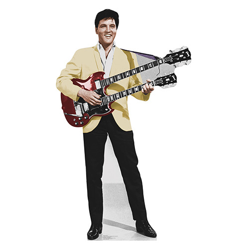 Elvis Yellow Jacket Cardboard Cutout