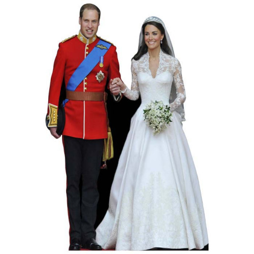 William and Kate Cardboard Cutout