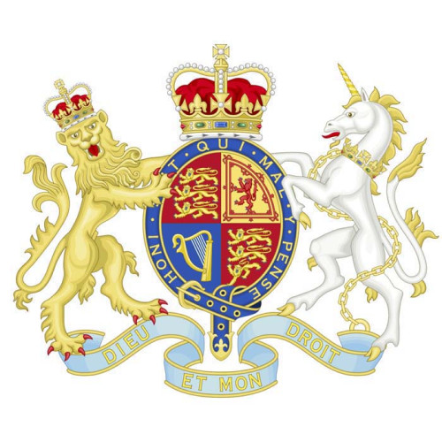 English Coat of Arms British Cardboard Cutout English Coat of Arms British Cardboard Cutout