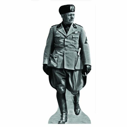 Benito Mussolini In Uniform Cardboard Cutout