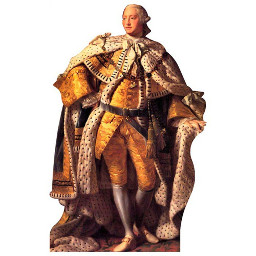King George III Retouched Painting Cardboard Cutout King George III Retouched Painting Cardboard Cutout