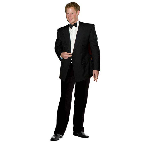 Prince Harry Bow Tie Cardboard Cutout