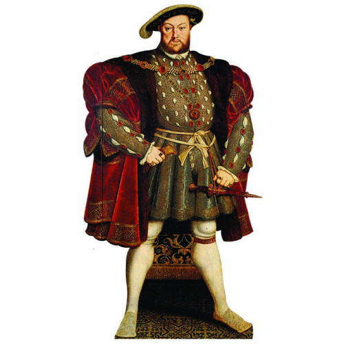 King Henry VIII Red Cape Cardboard Cutout King Henry VIII Red Cape Cardboard Cutout