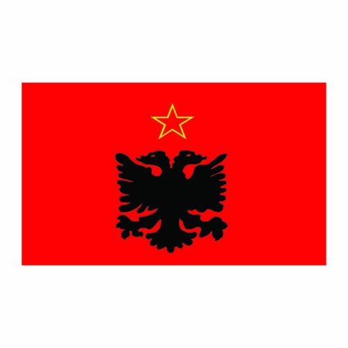 Albania Flag Cardboard Cutout Albania Flag Cardboard Cutout