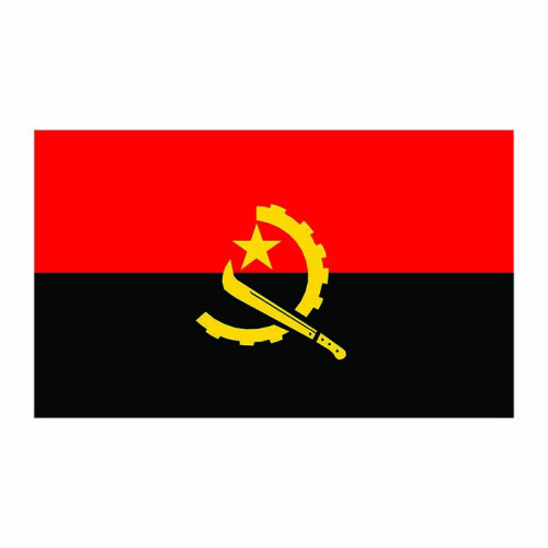 Angola Flag Cardboard Cutout Angola Flag Cardboard Cutout