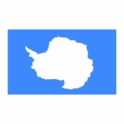 Antarctica Flag Cardboard Cutout Antarctica Flag Cardboard Cutout