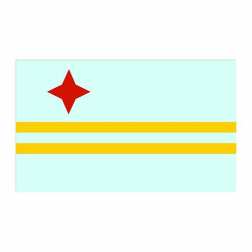 Aruba Flag Cardboard Cutout Aruba Flag Cardboard Cutout