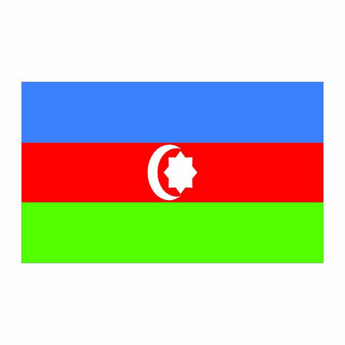 Azerbaijan Flag Cardboard Cutout Azerbaijan Flag Cardboard Cutout