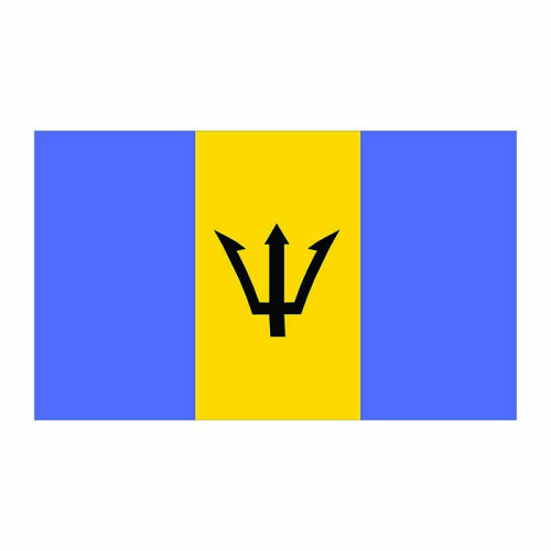 Barbados Flag Cardboard Cutout Barbados Flag Cardboard Cutout