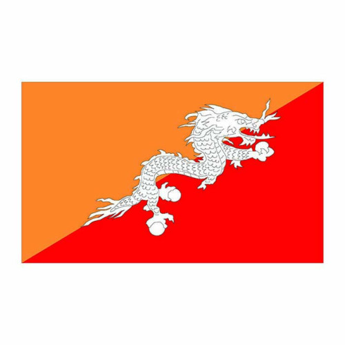 Bhutan Flag Cardboard Cutout