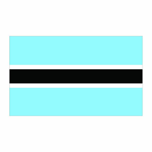 Botswana Flag Cardboard Cutout