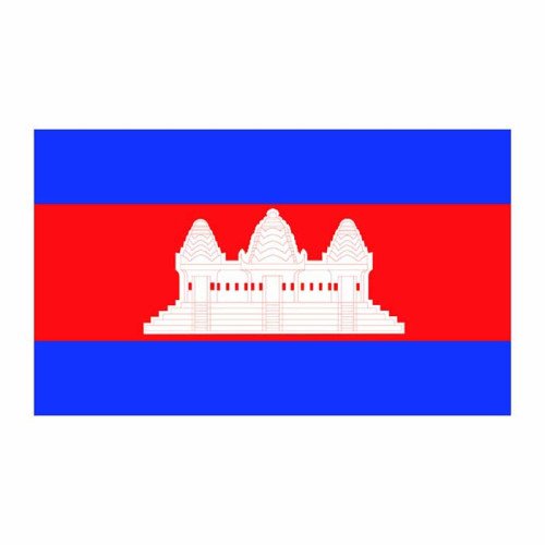 Cambodia Flag Cardboard Cutout