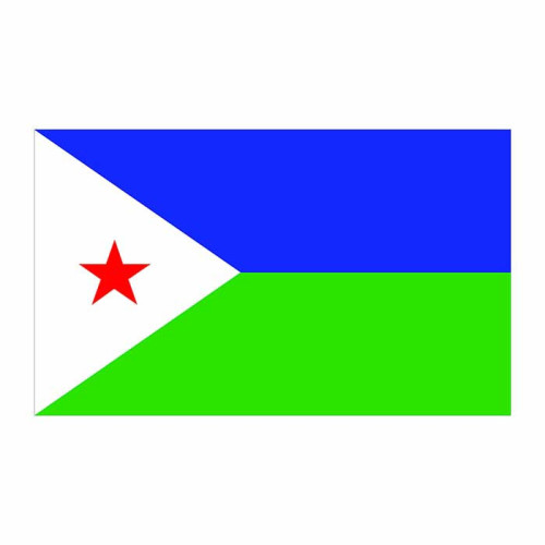 Djibouti Flag Cardboard Cutout Djibouti Flag Cardboard Cutout