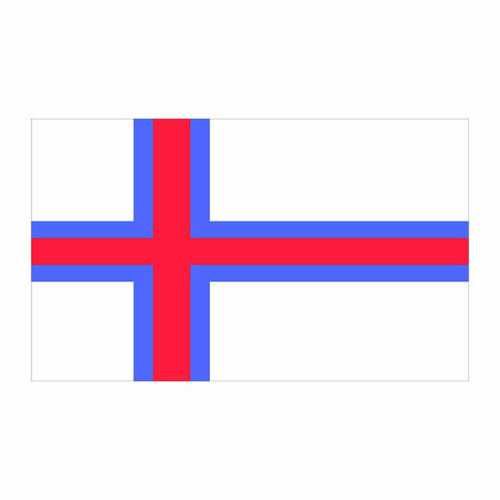Faroe Islands Flag Cardboard Cutout Faroe Islands Flag Cardboard Cutout