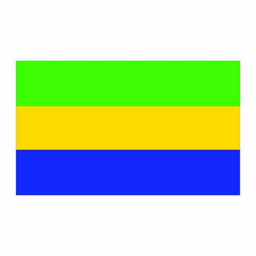 Gabon Flag Cardboard Cutout Gabon Flag Cardboard Cutout