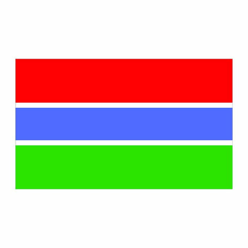 Gambia Flag Cardboard Cutout Gambia Flag Cardboard Cutout
