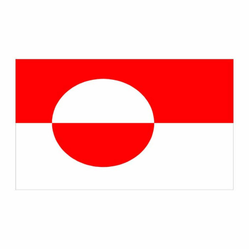 Greenland Flag Cardboard Cutout