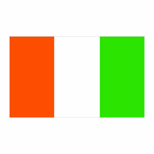 Ivory Coast Flag Cardboard Cutout