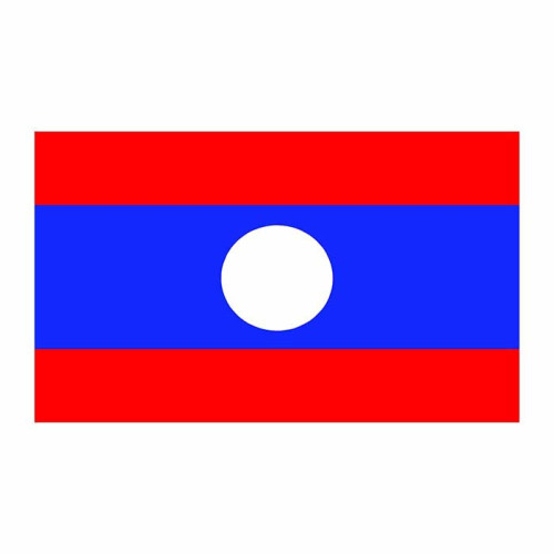 Laos Flag Cardboard Cutout Laos Flag Cardboard Cutout