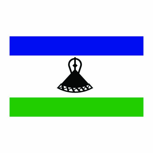 Lesotho Flag Cardboard Cutout Lesotho Flag Cardboard Cutout