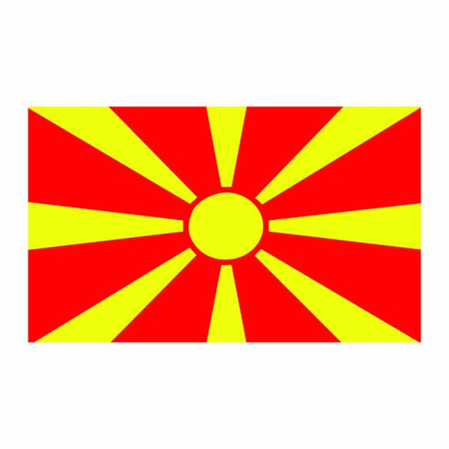 Macedonia Flag Cardboard Cutout Macedonia Flag Cardboard Cutout