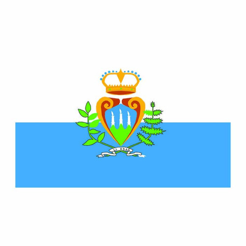 San Marino Flag Cardboard Cutout