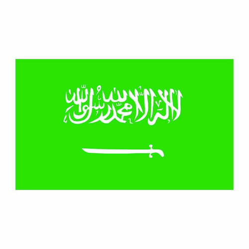 Saudi Arabia Flag Cardboard Cutout