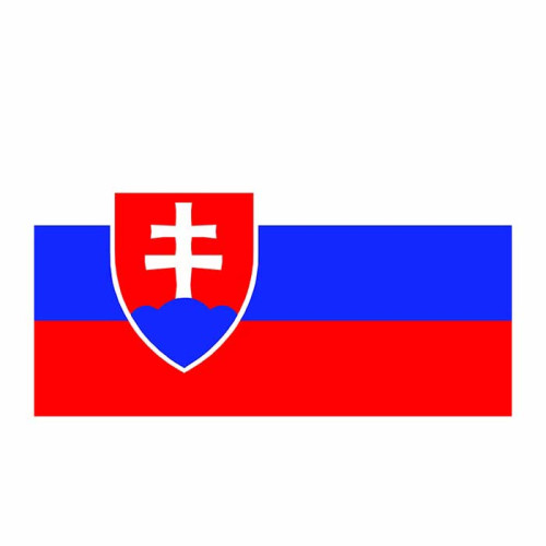 Slovakia Flag Cardboard Cutout