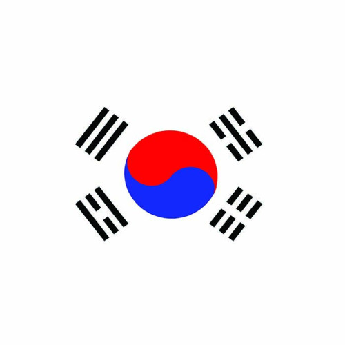 South Korea Flag Cardboard Cutout