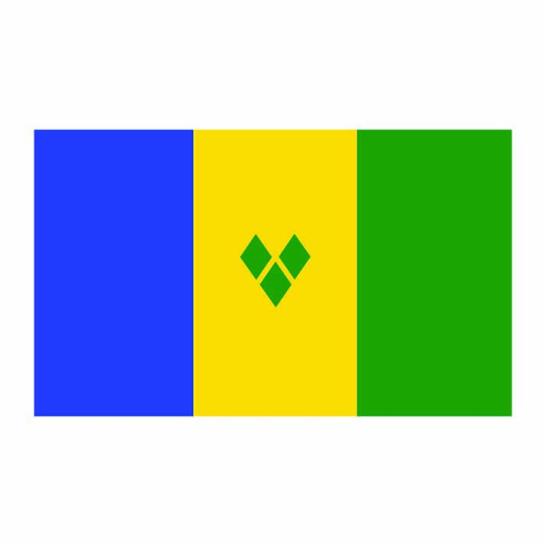 St Vincent Flag Cardboard Cutout