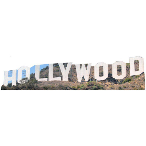 Hollywood Sign Cardboard Cutout Hollywood Sign Cardboard Cutout