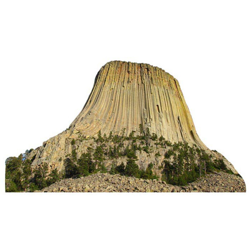 Devils Tower Cardboard Cutout Devils Tower Cardboard Cutout