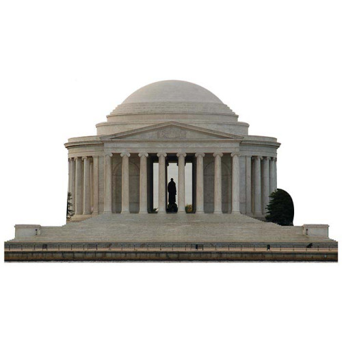 Jefferson Memorial Cardboard Cutout Jefferson Memorial Cardboard Cutout
