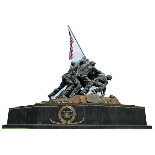 Marine Corps War Memorial Cardboard Cutout Marine Corps War Memorial Cardboard Cutout