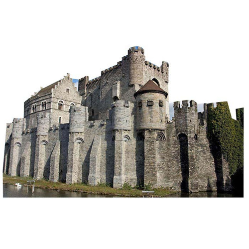 Gravensteen Castle Cardboard Cutout