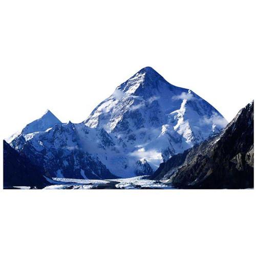 K 2 Mountain Cardboard Cutout