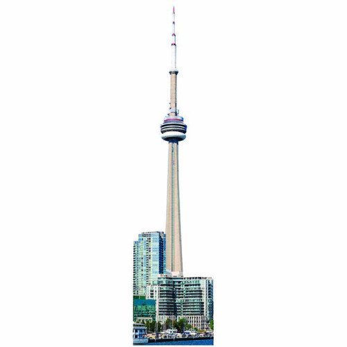 CN Tower Cardboard Cutout