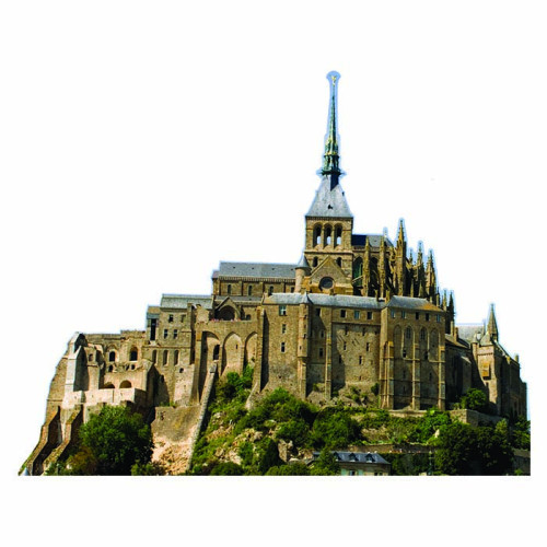 Mont Saint Michel Cardboard Cutout Mont Saint Michel Cardboard Cutout