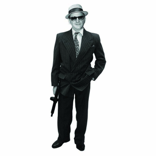 Sam Giancana With Gun Cardboard Cutout