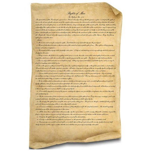 Rights of Man Thomas Paine Cardboard Cutout