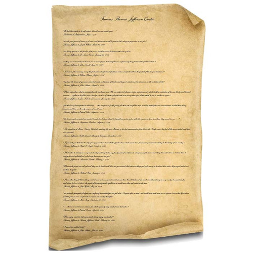 Jefferson Quotes Cardboard Cutout Jefferson Quotes Cardboard Cutout