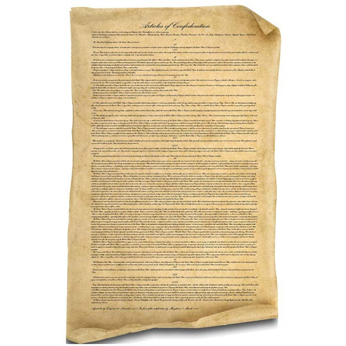 Articles of Confederation Cardboard Cutout Articles of Confederation Cardboard Cutout