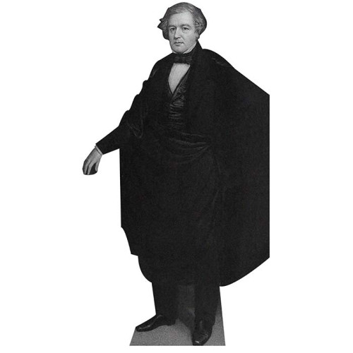 Millard Fillmore Wearing Cloak Cardboard Cutout Millard Fillmore Wearing Cloak Cardboard Cutout