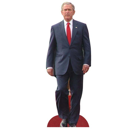 George W Bush Red Tie Cardboard Cutout George W Bush Red Tie Cardboard Cutout