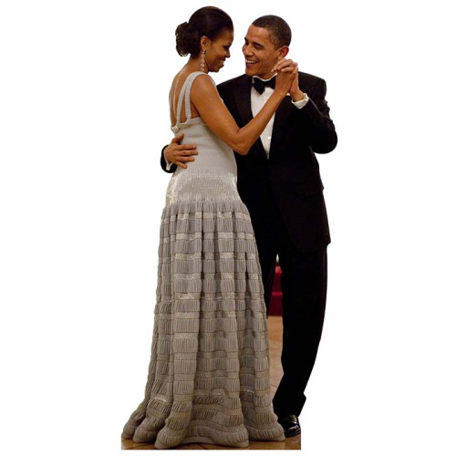 Barack Michelle Obama Dance Cardboard Cutout Barack Michelle Obama Dance Cardboard Cutout