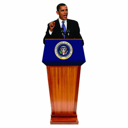 Barack Obama Podium Cardboard Cutout Barack Obama Podium Cardboard Cutout