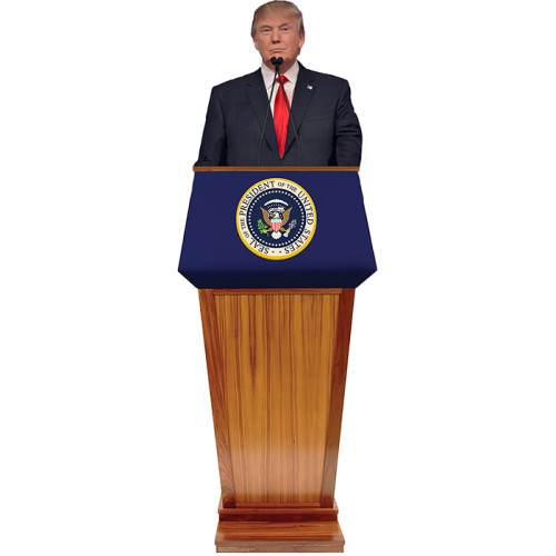 Donald Trump Podium Cardboard Cutout Donald Trump Podium Cardboard Cutout