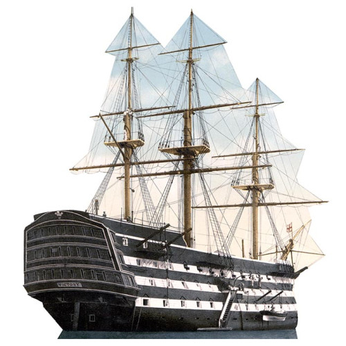HMS Victory Cardboard Cutout HMS Victory Cardboard Cutout