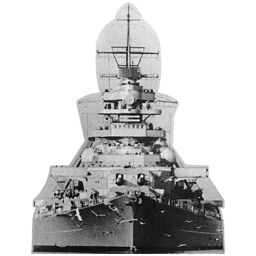 Bismarck Black and White Cardboard Cutout