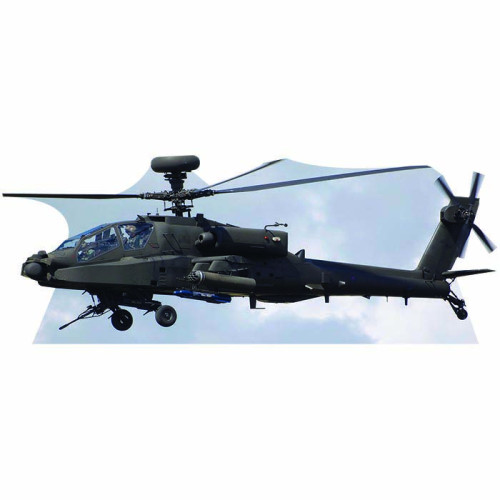 AH64 Apache Cardboard Cutout AH64 Apache Cardboard Cutout